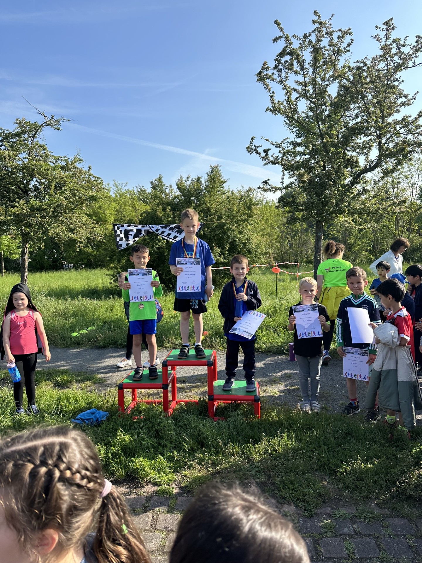 Siegerehrung Jungen 1. Klasse Frühlingslauf 22. Mai 2026